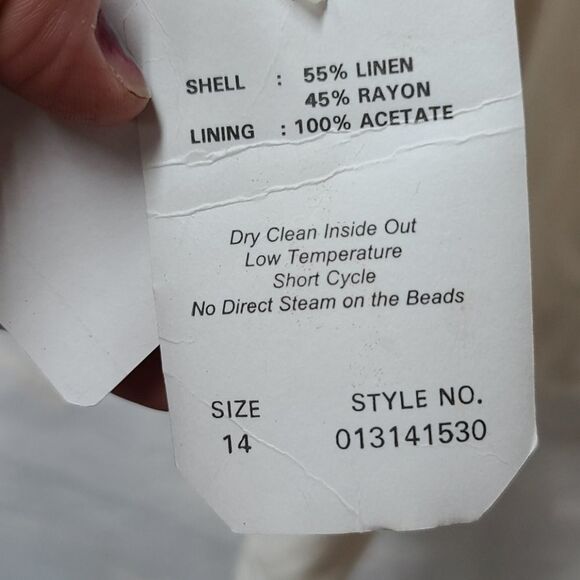 Adrianna Papėll white flower sequence blouse - Picture 9 of 9